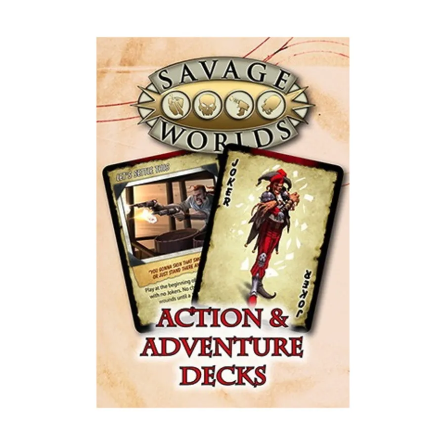 

Бокс-сет Action & Adventure Decks, Savage Worlds (Pinnacle/Great White Games)