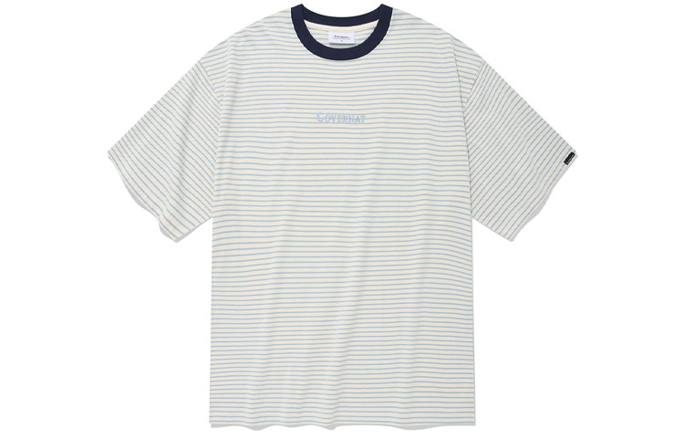 

COVERNAT Футболка унисекс синяя, Синий, COVERNAT Футболка унисекс синяя