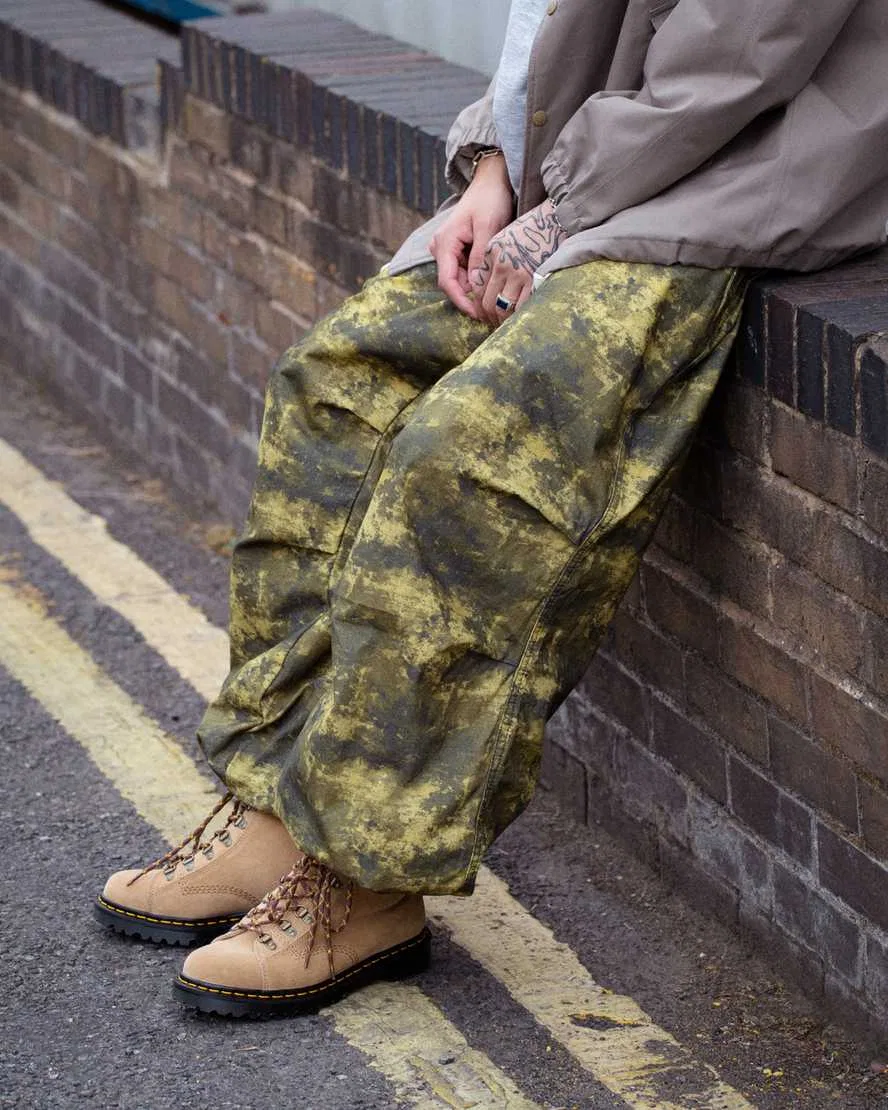 Замшевые сапоги Barton, изготовленные в Англии Dr Martens, Cream,Tan — фото 2