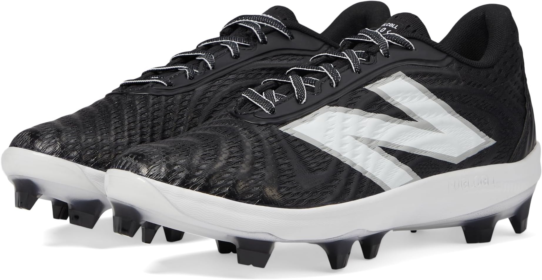 

Бутсы FuelCell 4040v7 Molded New Balance, цвет Black/Optic White