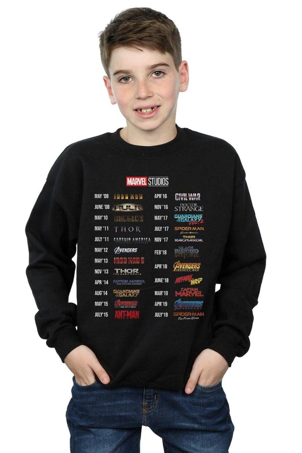 

Толстовка «10 лет кино» Marvel, черный
