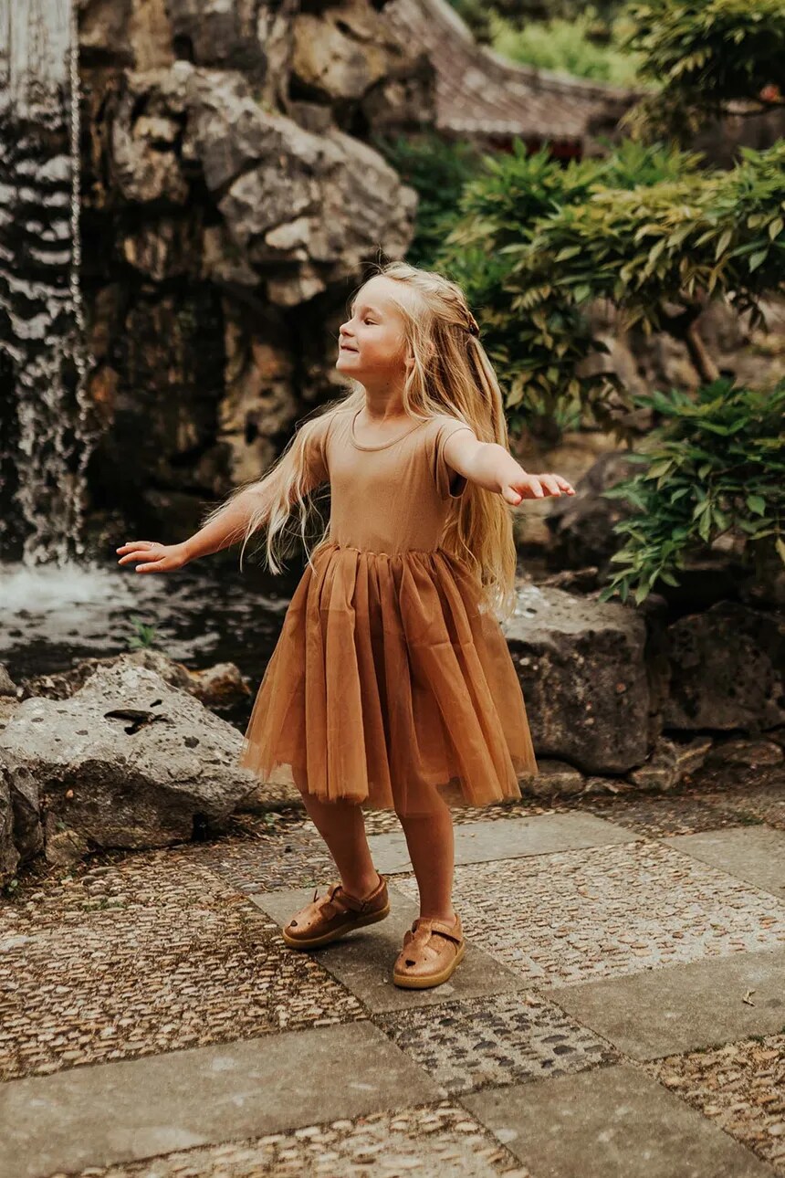 

Детское платье Timie Dress Donsje, розовый