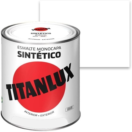 

Синтетический лак для ногтей матовый белый 750 мл Titanlux
