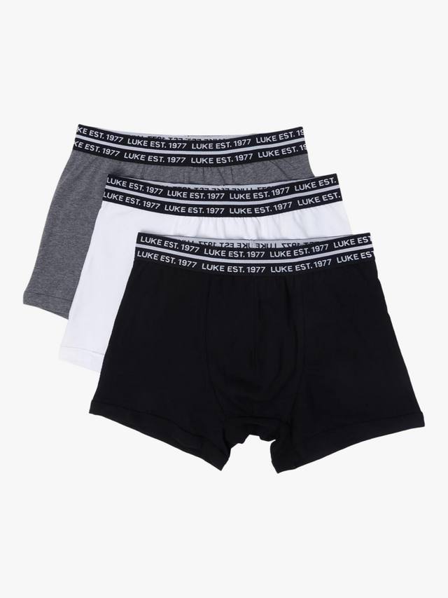 

Трусы боксеры Captain из хлопковой смеси LUKE 1977, Pack of 3