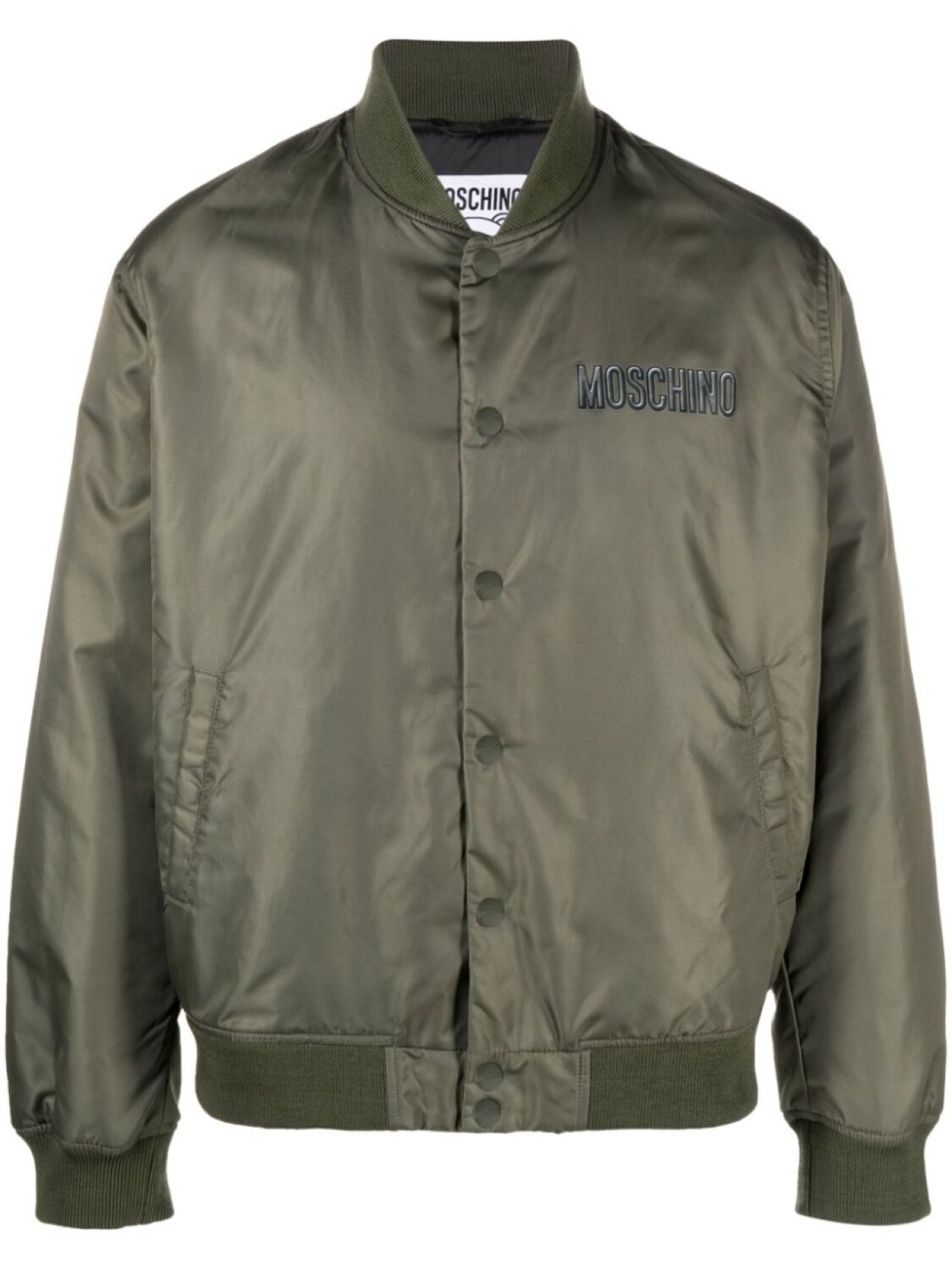 

Moschino бомбер с логотипом, зеленый