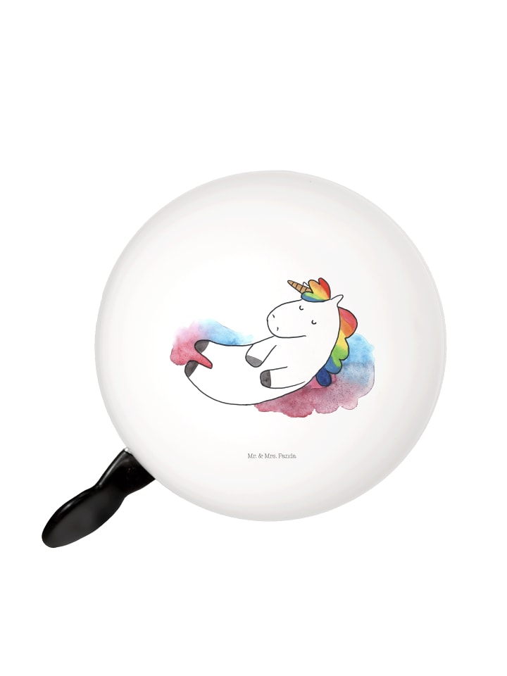 

Mr. & Mrs. Panda Велосипедный звонок с изображением единорога, дизайн Cloud 7, без слогана, белого цвета