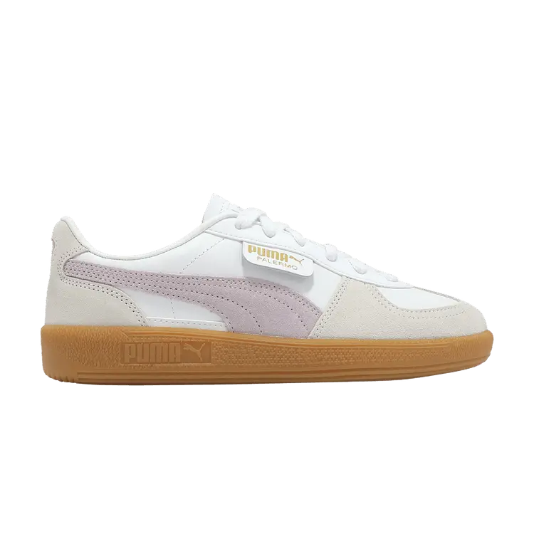 

Кроссовки Puma Palermo Leather 'White Lilac Frost', белый