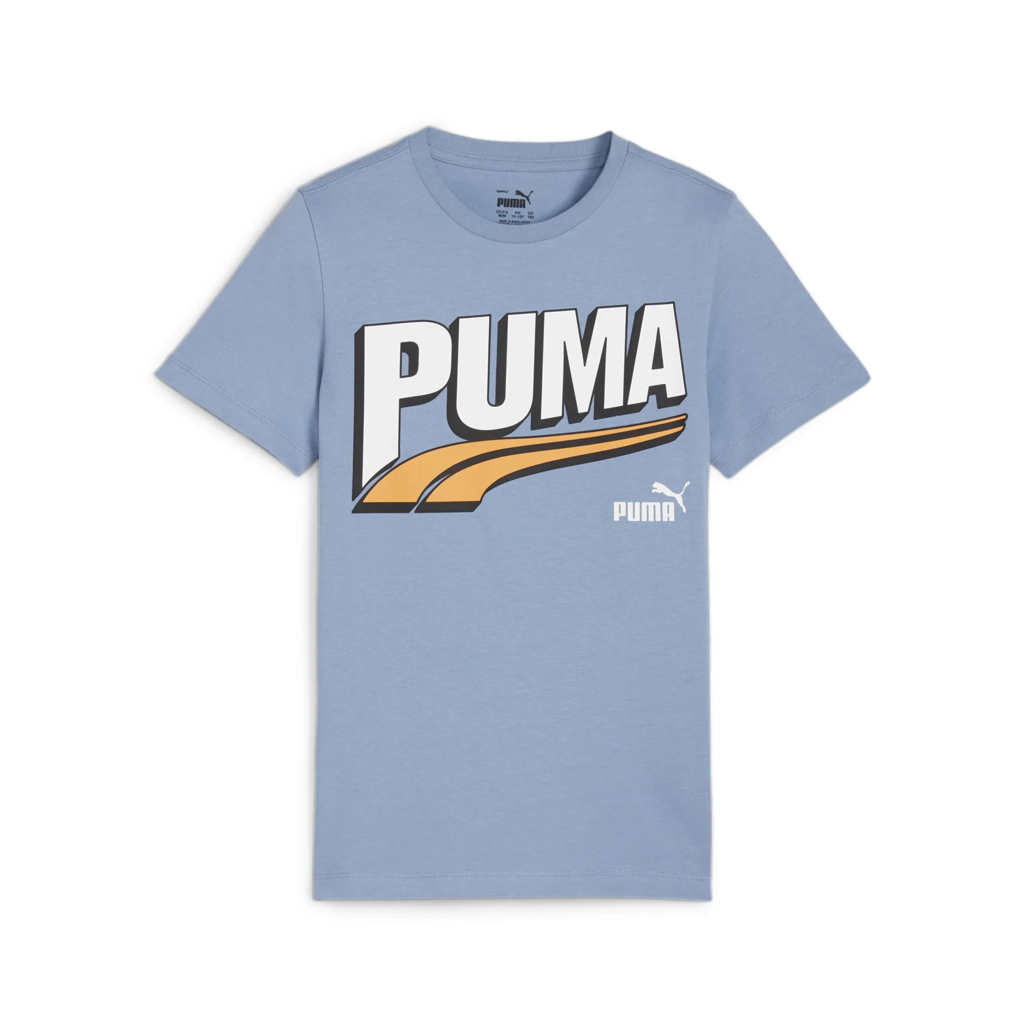 

Футболка PUMA "ESS+ MID 90s Graphic T-Shirt Boys Boys", синий
