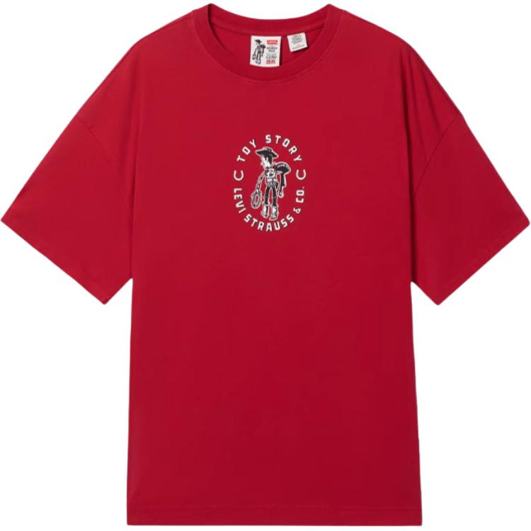 

Футболка Levi's x WANJUZONGDONGYUAN,LIANMINGKUAN Toy Story, Collaboration Unisex Levis, розовый