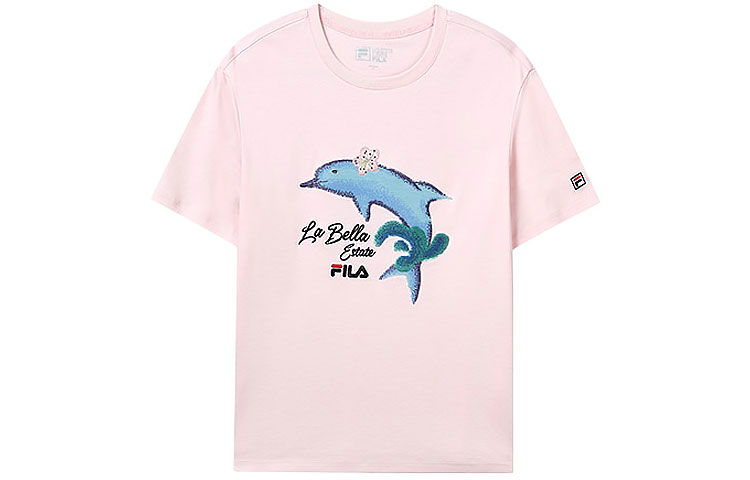 

Футболка женская розовая FILA