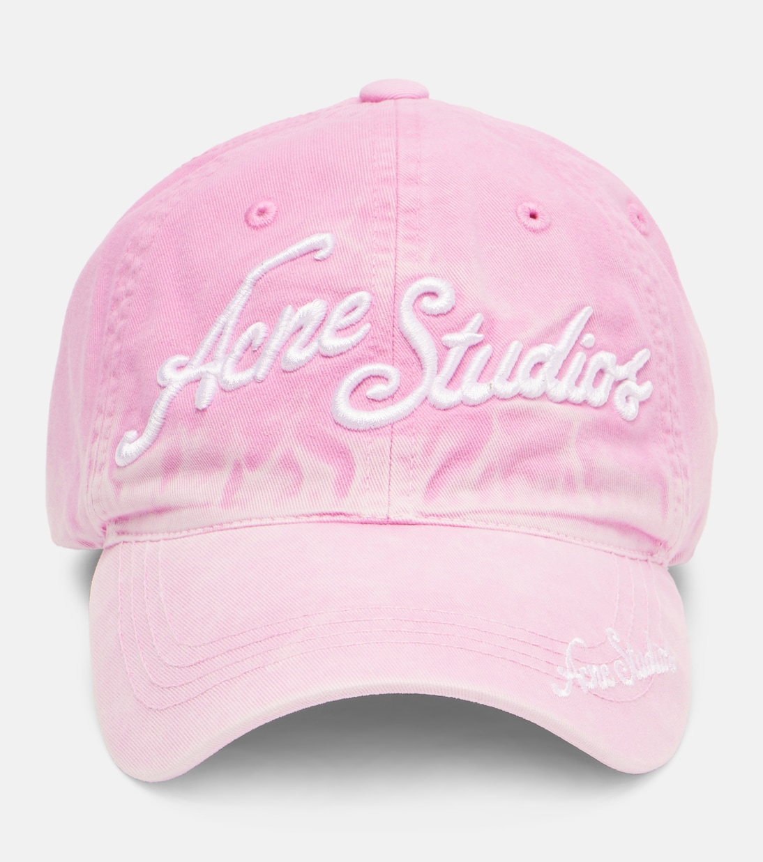 

Бейсболка из хлопкового твила с логотипом Acne Studios, Bubble Pink