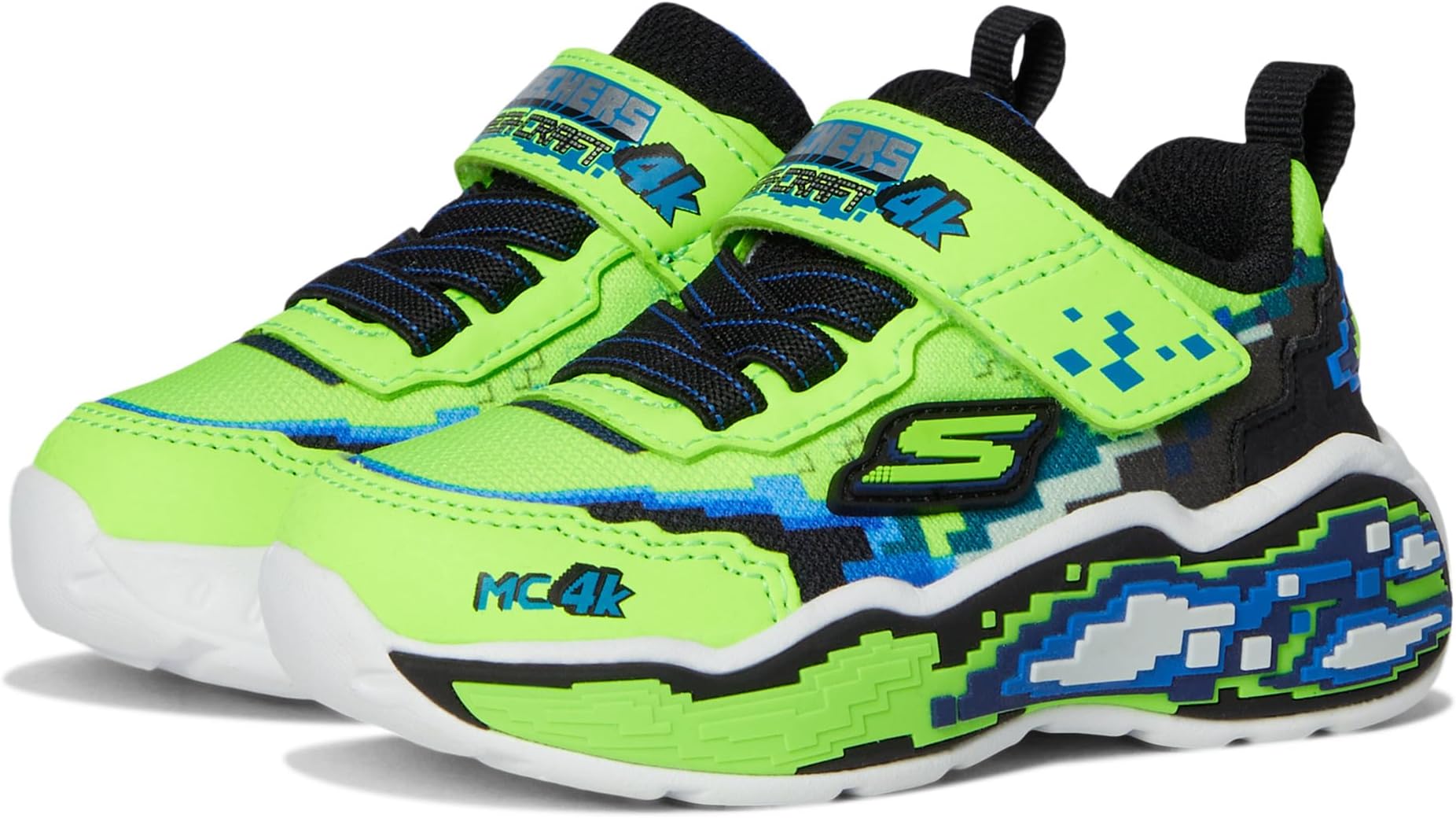 

Кроссовки SKECHERS KIDS Mega Scene 402162N, Lime/Black