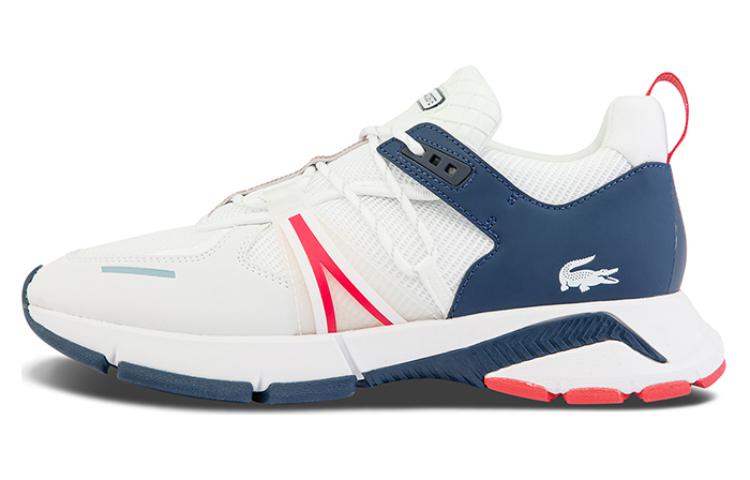 

Низкие повседневные кроссовки мужские бело-синие LACOSTE