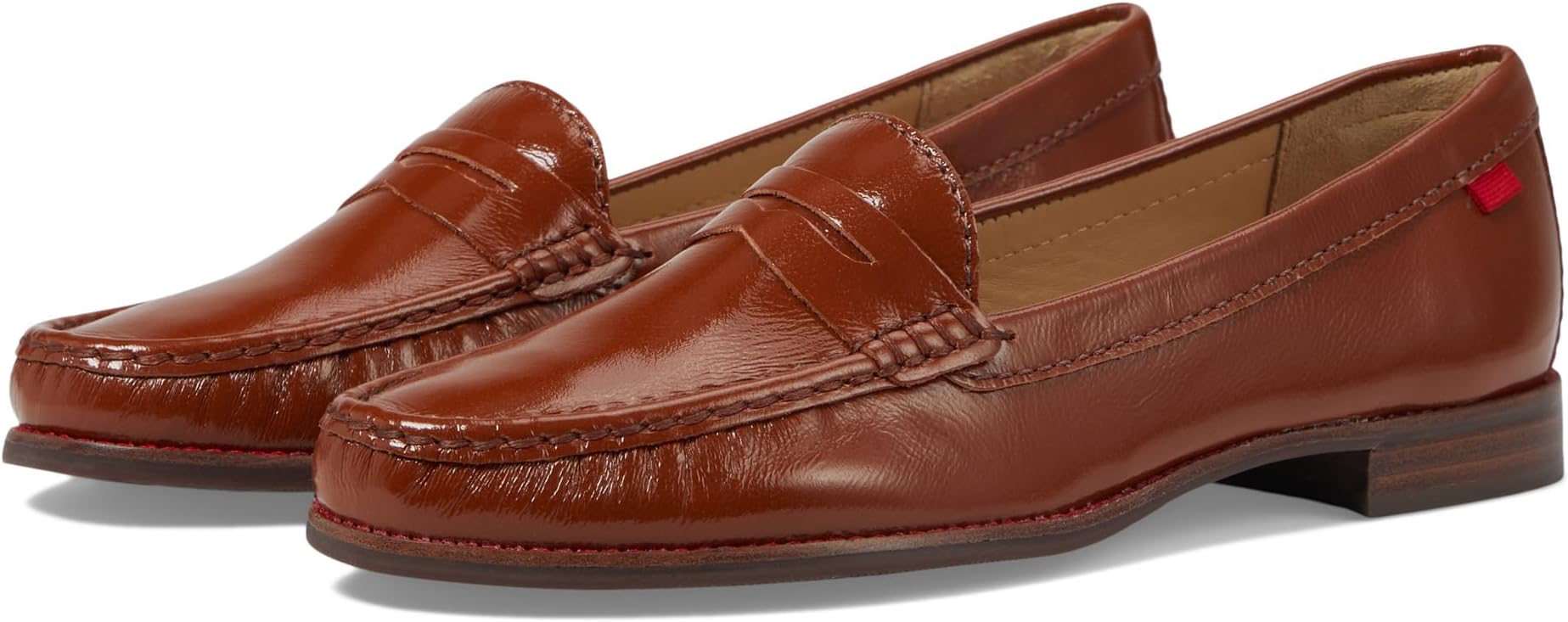 

Лоферы East Village Marc Joseph New York, цвет Cognac Svelte Patent