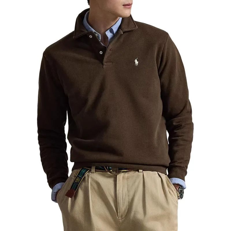 Футболка-поло мужская Polo Ralph Lauren, темно-коричневый — фото 3