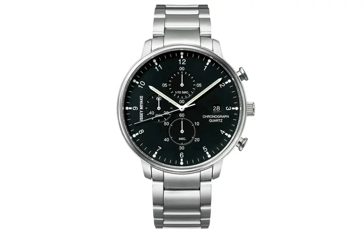 

ISSEY MIYAKE Часы Quartz Movement Stainless Steel Strap Watch Men's Watch Black Dial