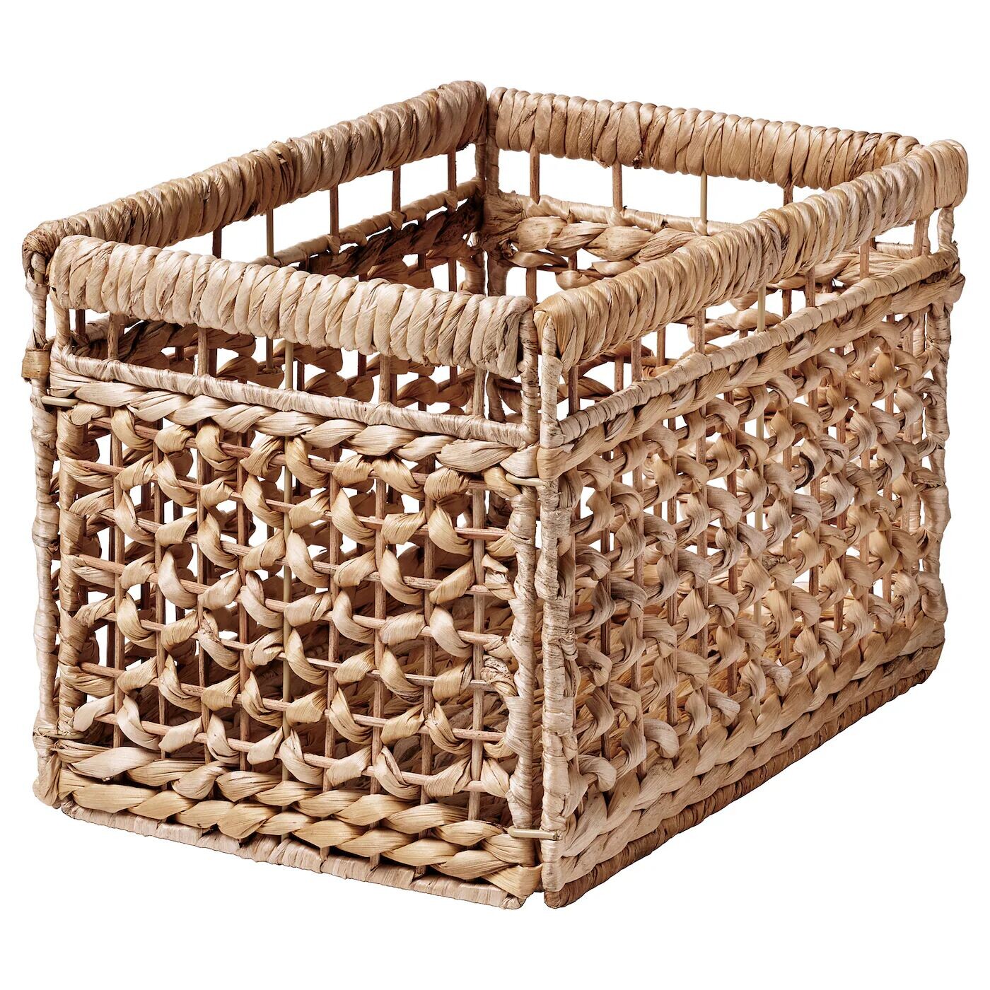 

Корзина, водный гиацинт/бежевый, 35х25х25 см, TÄTING IKEA