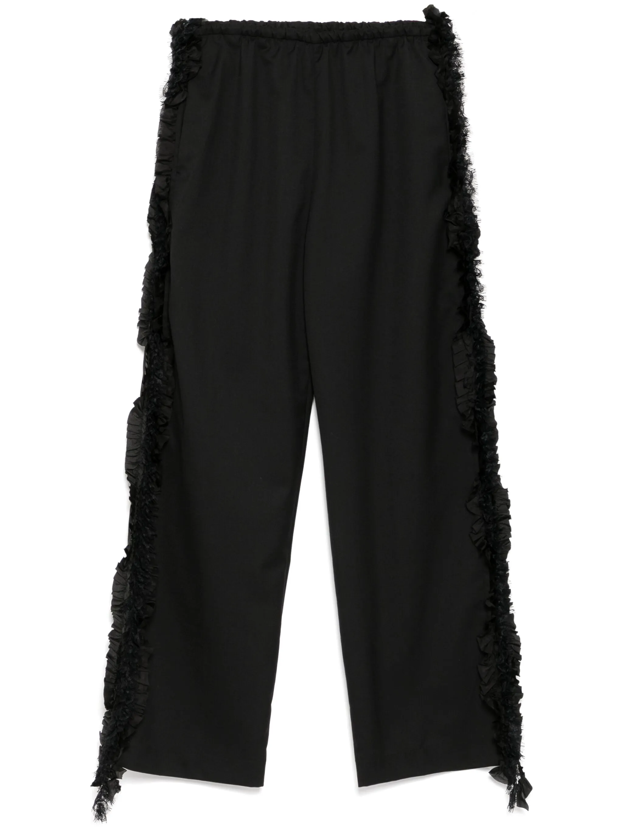 

Прямые брюки с лампасами Jnby, черный