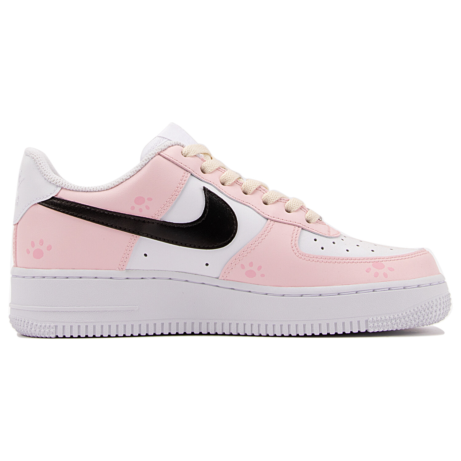 

Кроссовки Nike Air Force 1 Skateboard Shoes Women's Low-Top Pink/White, белый