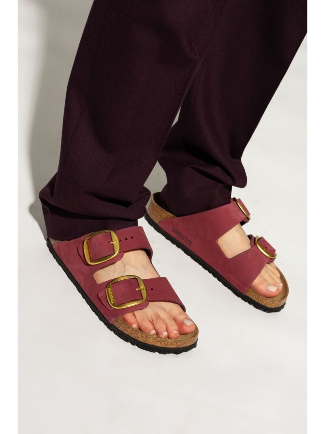 

Birkenstock сандалии из кожи Аризона, красный