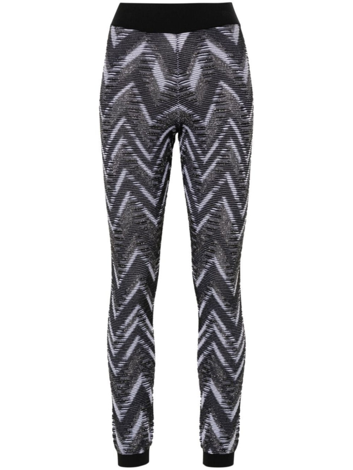 

Missoni легинсы с люрексом и узором зигзаг, черный