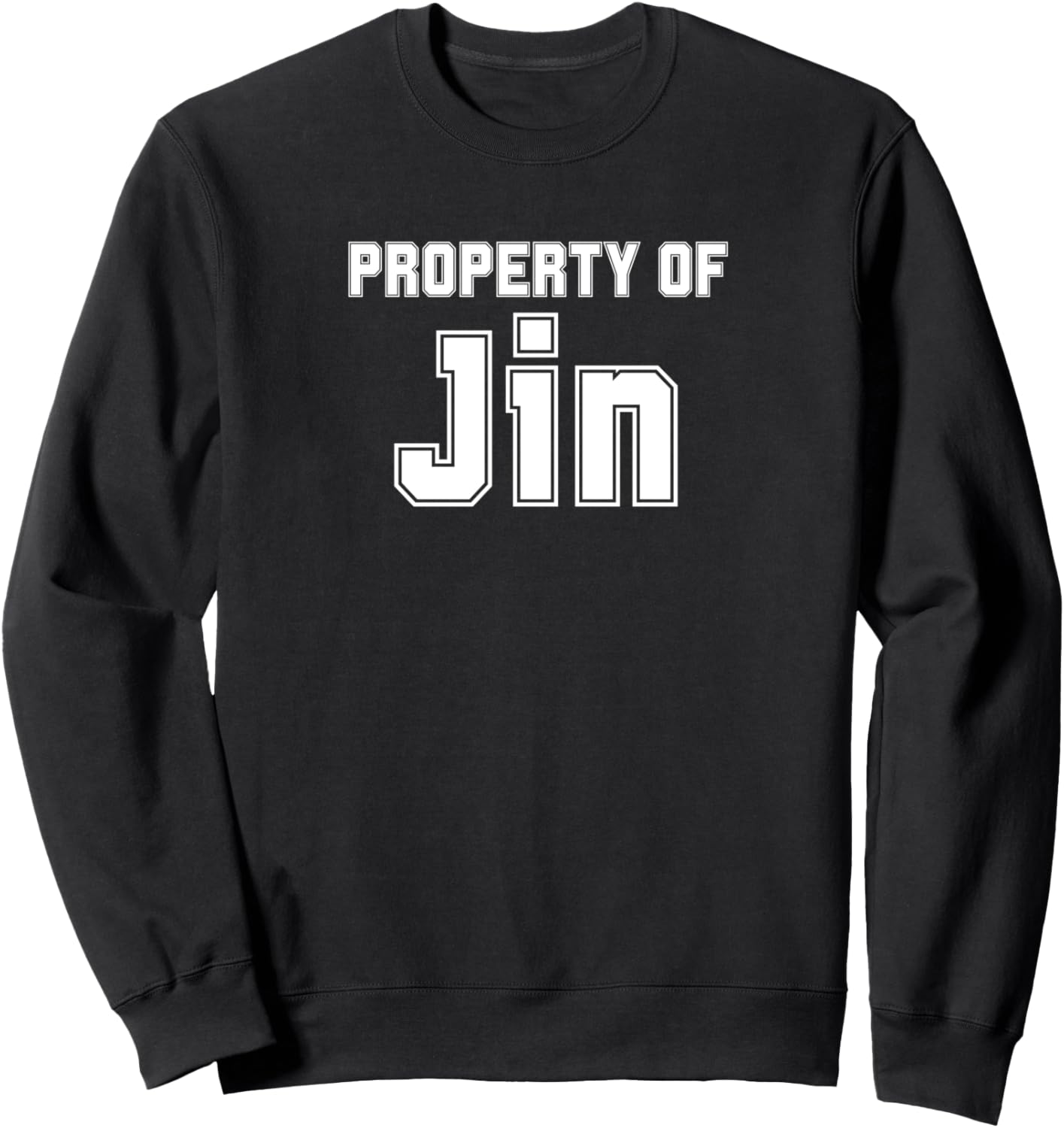 

Забавная толстовка с мусульманским именем JIN в подарок Funny Asian Name Gifts Property Of Co., черный