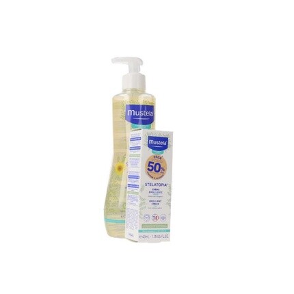 

Масло для ванны Stelatopia - 500 мл, набор из 2 штук Mustela