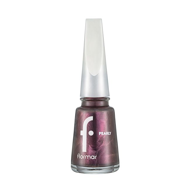 

Перламутровый лак для ногтей Flormar, цвет 418 chrome purple, 11 мл