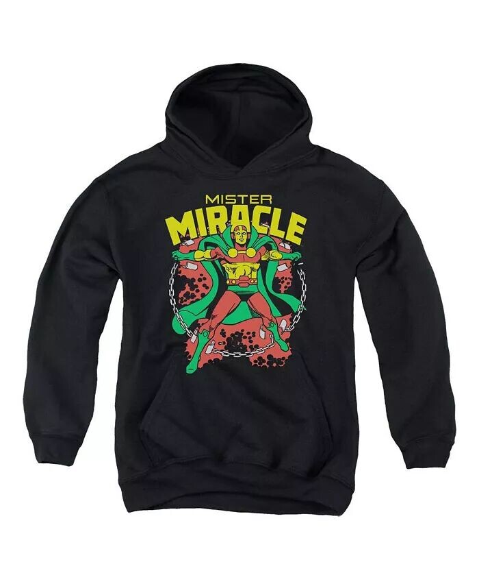 

Толстовка с капюшоном Mr Miracle для мальчиков и девочек DC Comics, черный