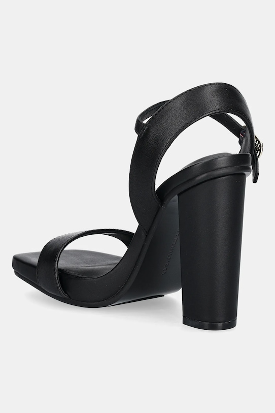 Кожаные сандалии на высоком каблуке HIGH HEEL LEATHER SANDAL Tommy Hilfiger, черный — фото 3