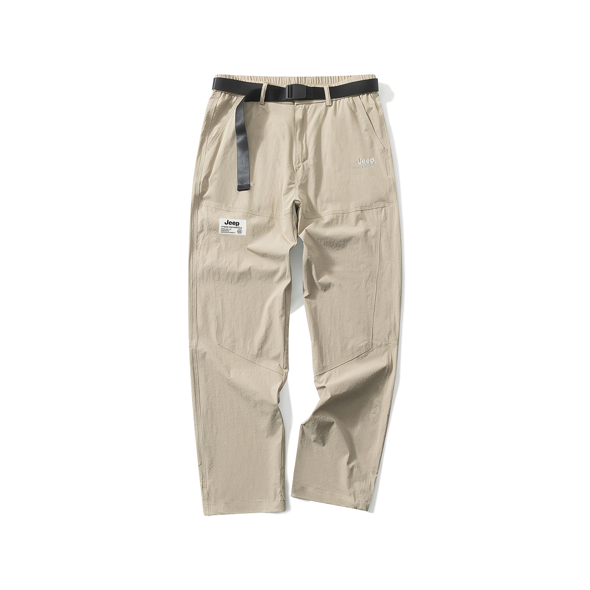 

Повседневные брюки Unisex тонкие прямого кроя Jeep, хаки