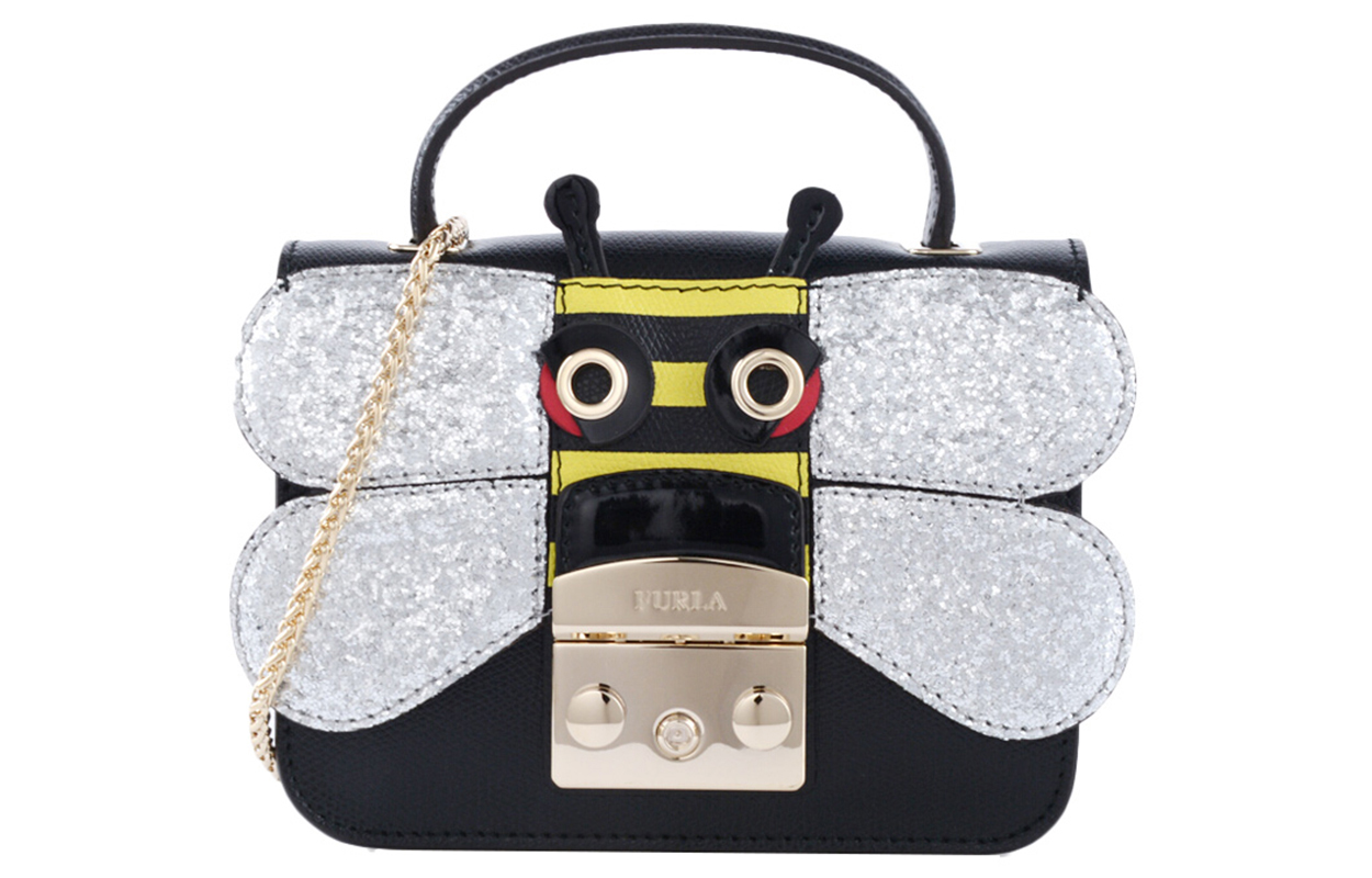 

Furla Городская коллекция маленькая квадратная сумка из натуральной кожи через плечо кроссбоди женская черная