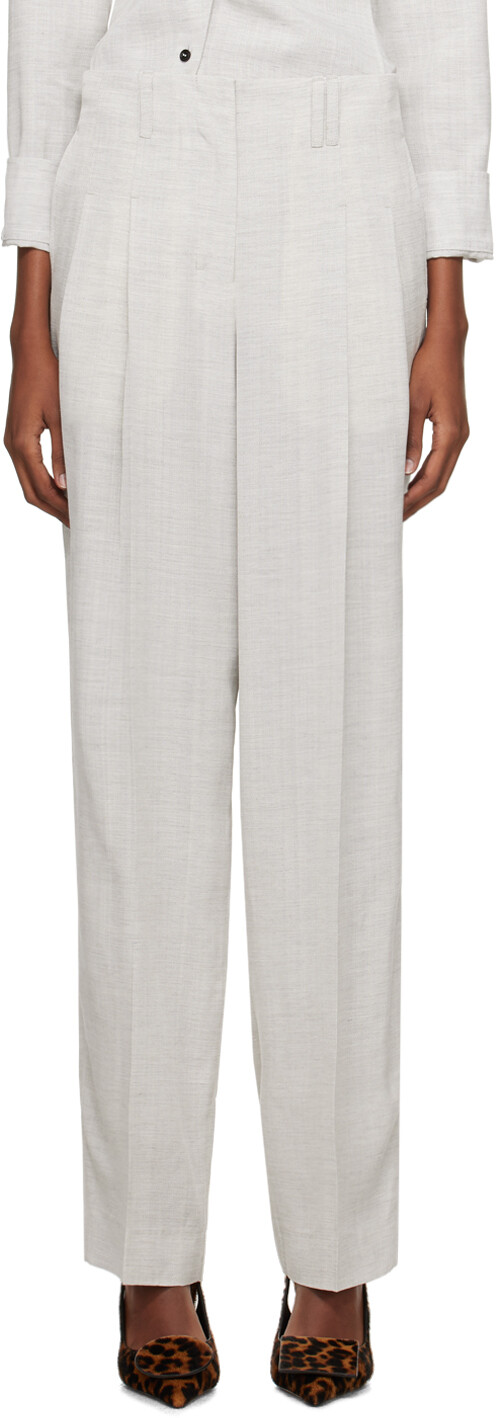 

Серые брюки Les Sculptures 'Le pantalon Titolo' Jacquemus