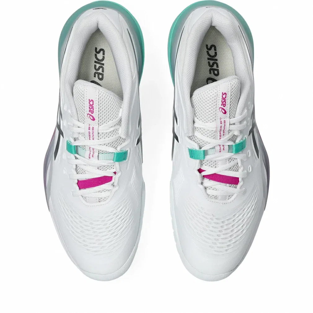 Мужские теннисные кроссовки «GEL-Resolution 10 Wide» от ASICS, White X Pink — фото 4