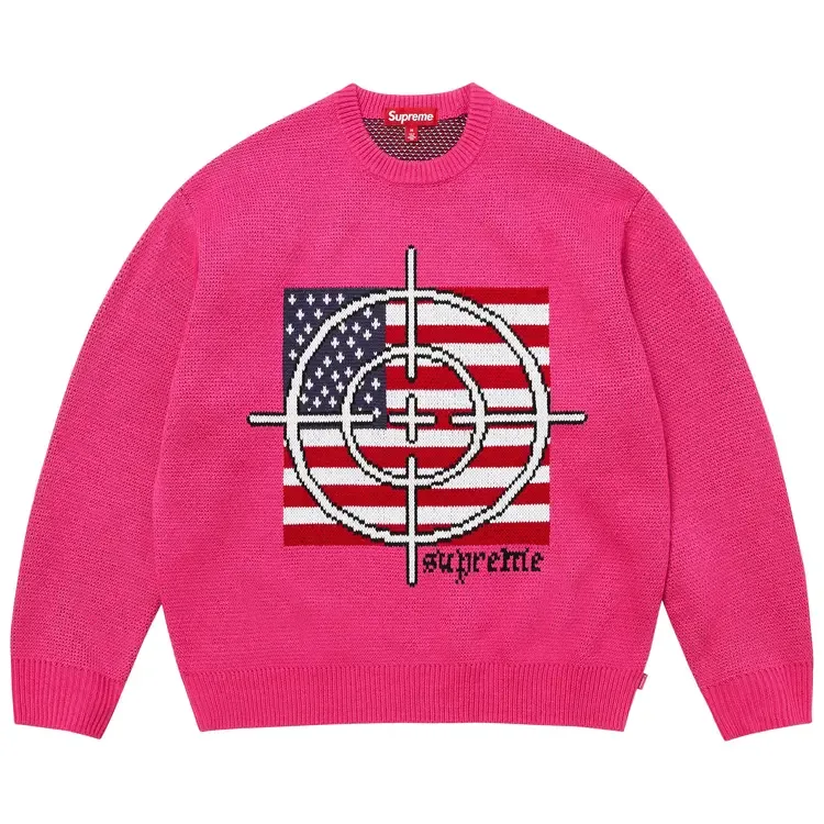 Свитер Supreme Target, розовый