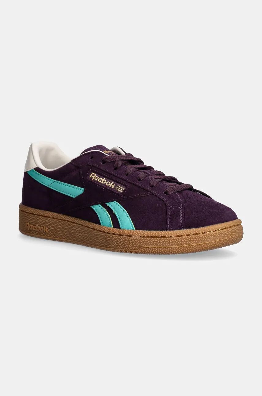 Замшевые кроссовки Reebok Classic Club C Grounds Uk, фиолетовый — фото 2