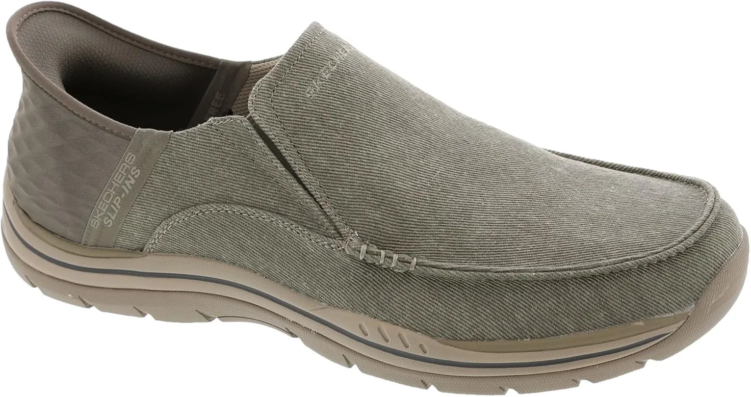 

Мужские кроссовки Skechers Expected - Cayson Hands Free Slip-in Casual, бежевый