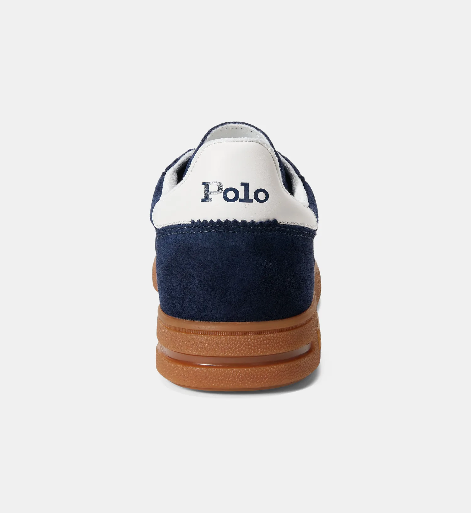 Фирменные низкие кроссовки из замши POLO RALPH LAUREN, синий — фото 3