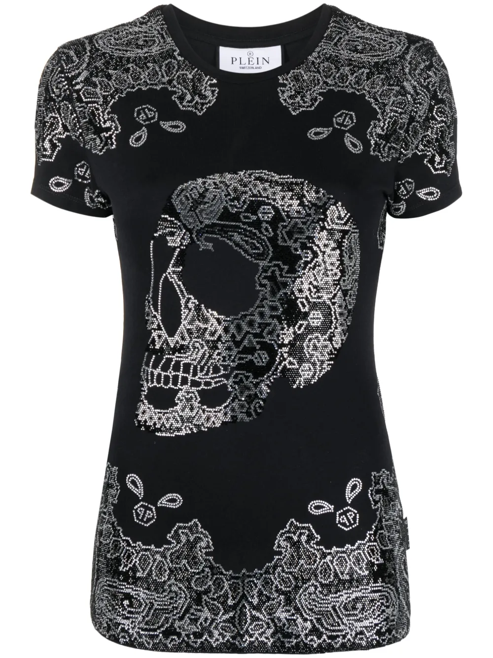 

Футболка со стразами Philipp Plein, черный