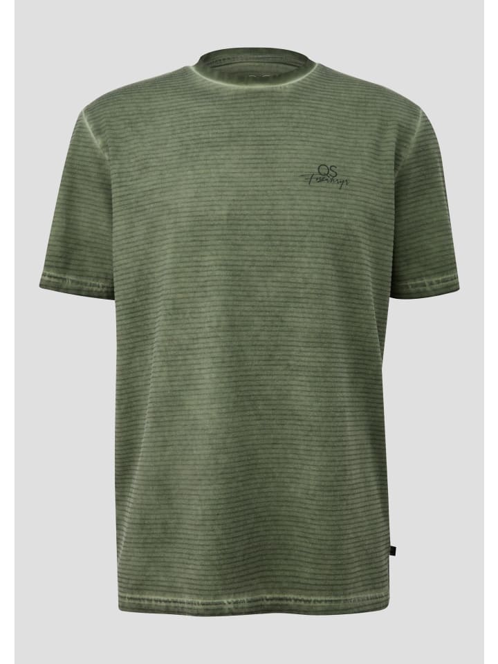 

Футболка 7928_оливково-зеленого цвета QS, Зеленый, Футболка 7928_оливково-зеленого цвета QS