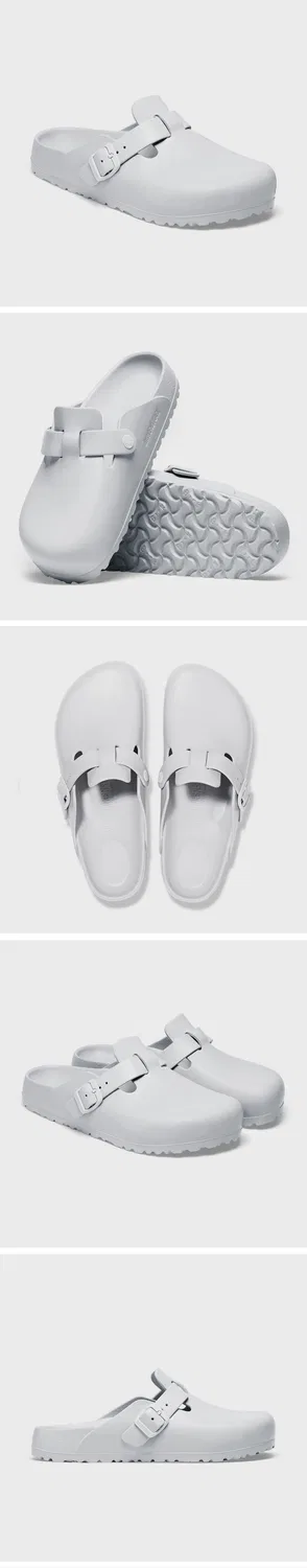 Мужские сабо Birkenstock Boston EVA White Narrow — фото 4