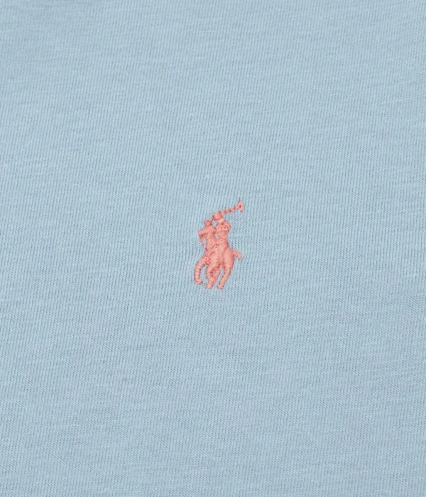 Футболка regular fit Polo Ralph Lauren, небесно-голубой — фото 3