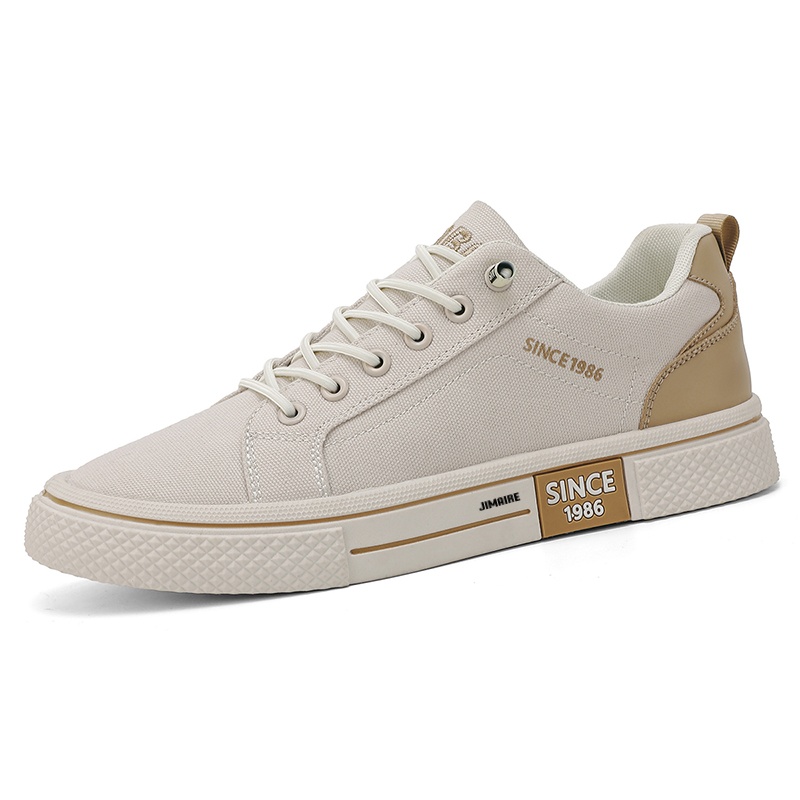 

Нескользящие низкие кроссовки для скейтбординга для мужчин King Jinmai, Beige