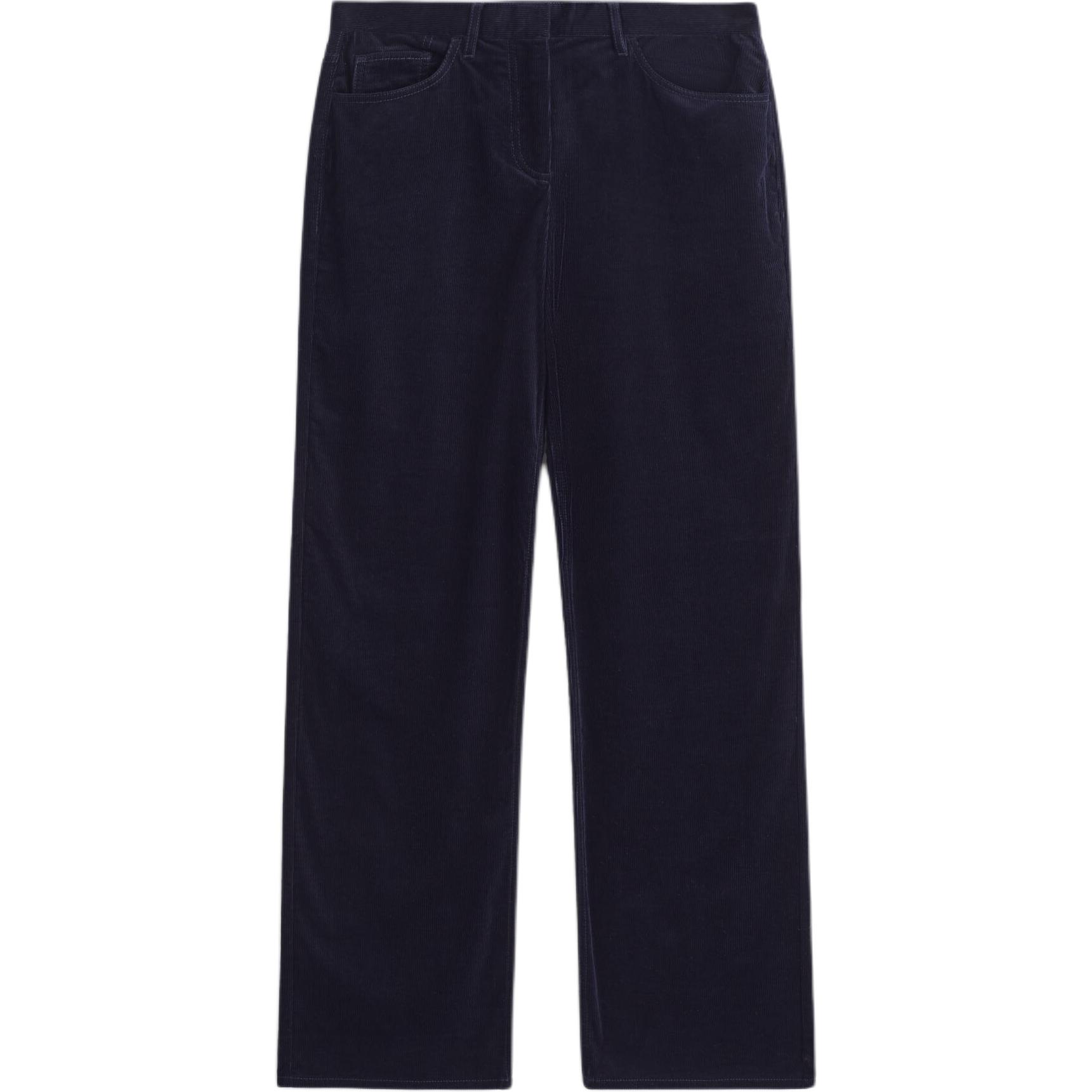 

COS Женские повседневные брюки темно-синего цвета