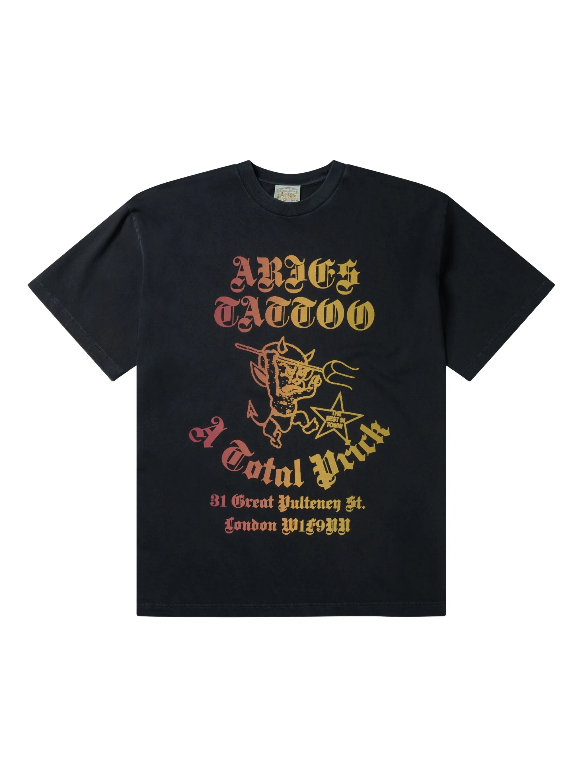 

Футболка с графичным принтом Aries, черный