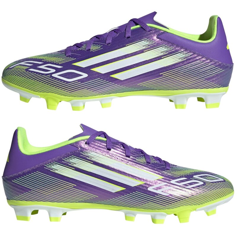 Футбольные бутсы для игры на траве f50 club fg/mg Adidas, мультиколор — фото 4