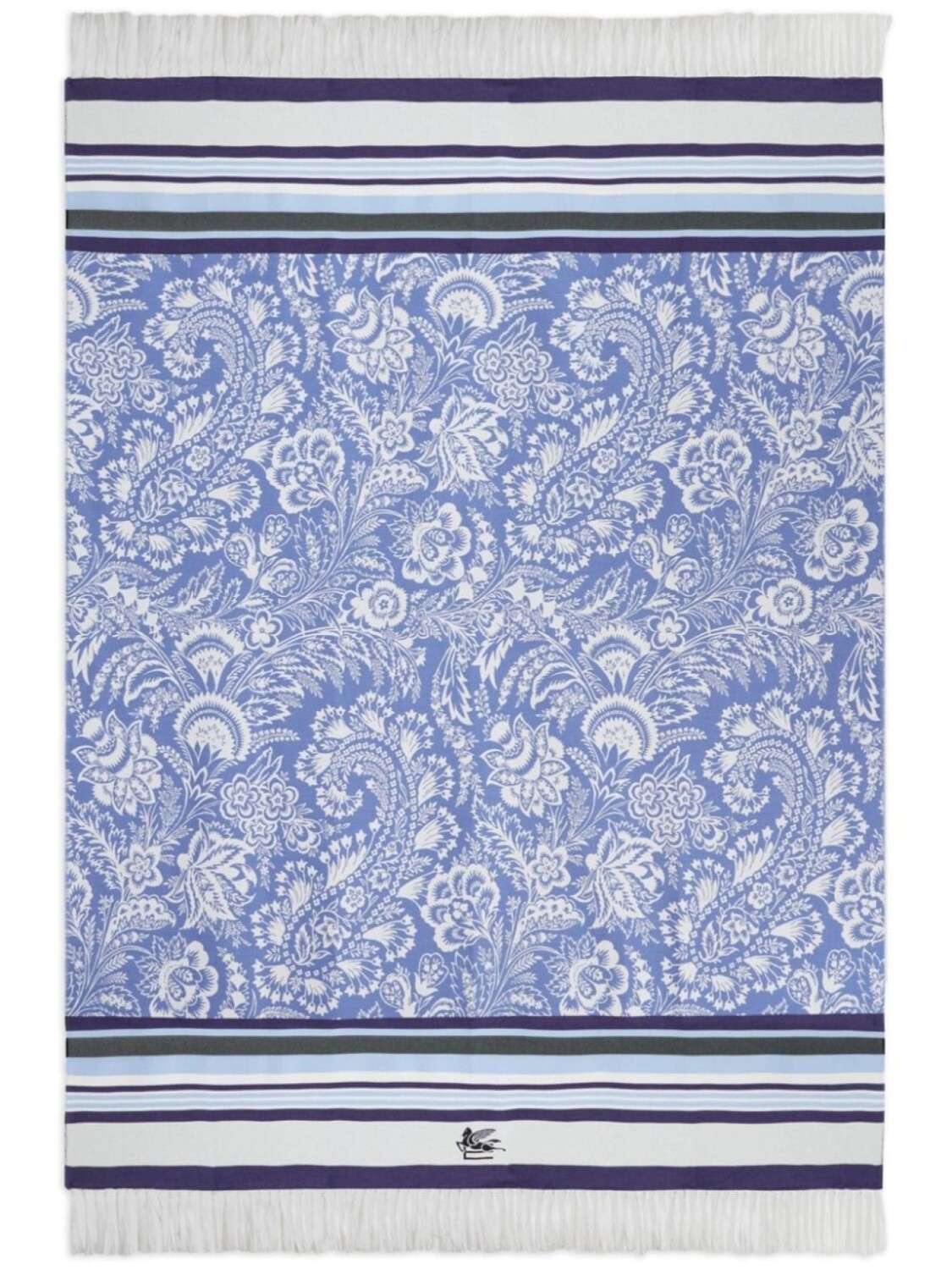 

ETRO пляжное полотенце с принтом пейсли, синий
