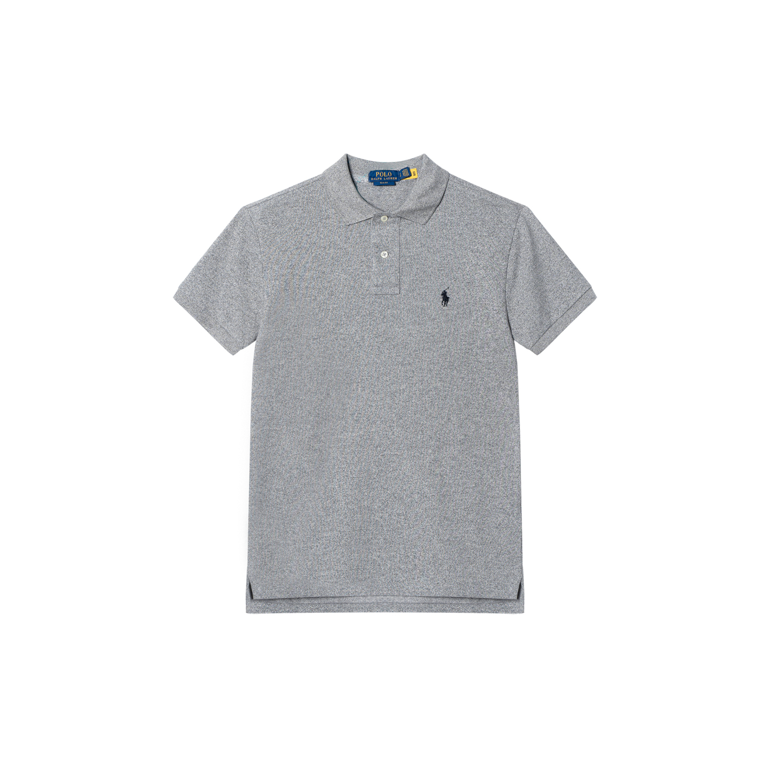 

Поло с вышитым логотипом Polo Ralph Lauren, серый