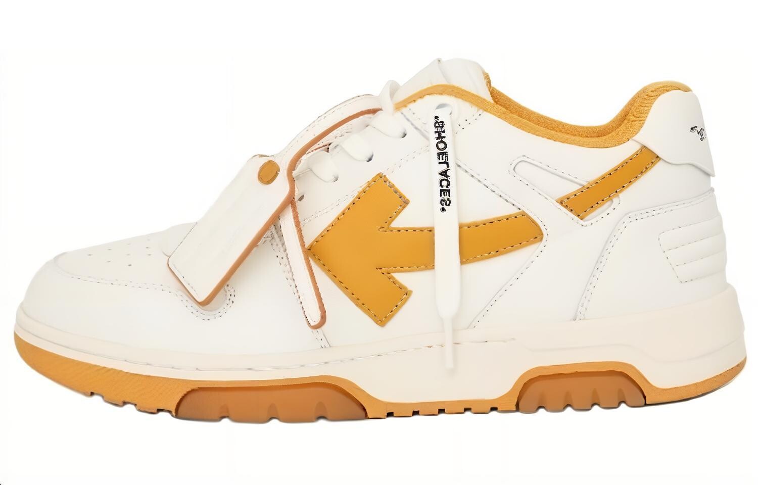 

Кеды мужские, обувь для скейтбординга низкая желтый Off-White