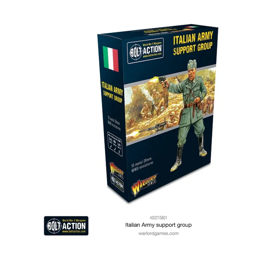 

Группа поддержки итальянской армии, Bolt Action - Italian - Italian Army (28mm)